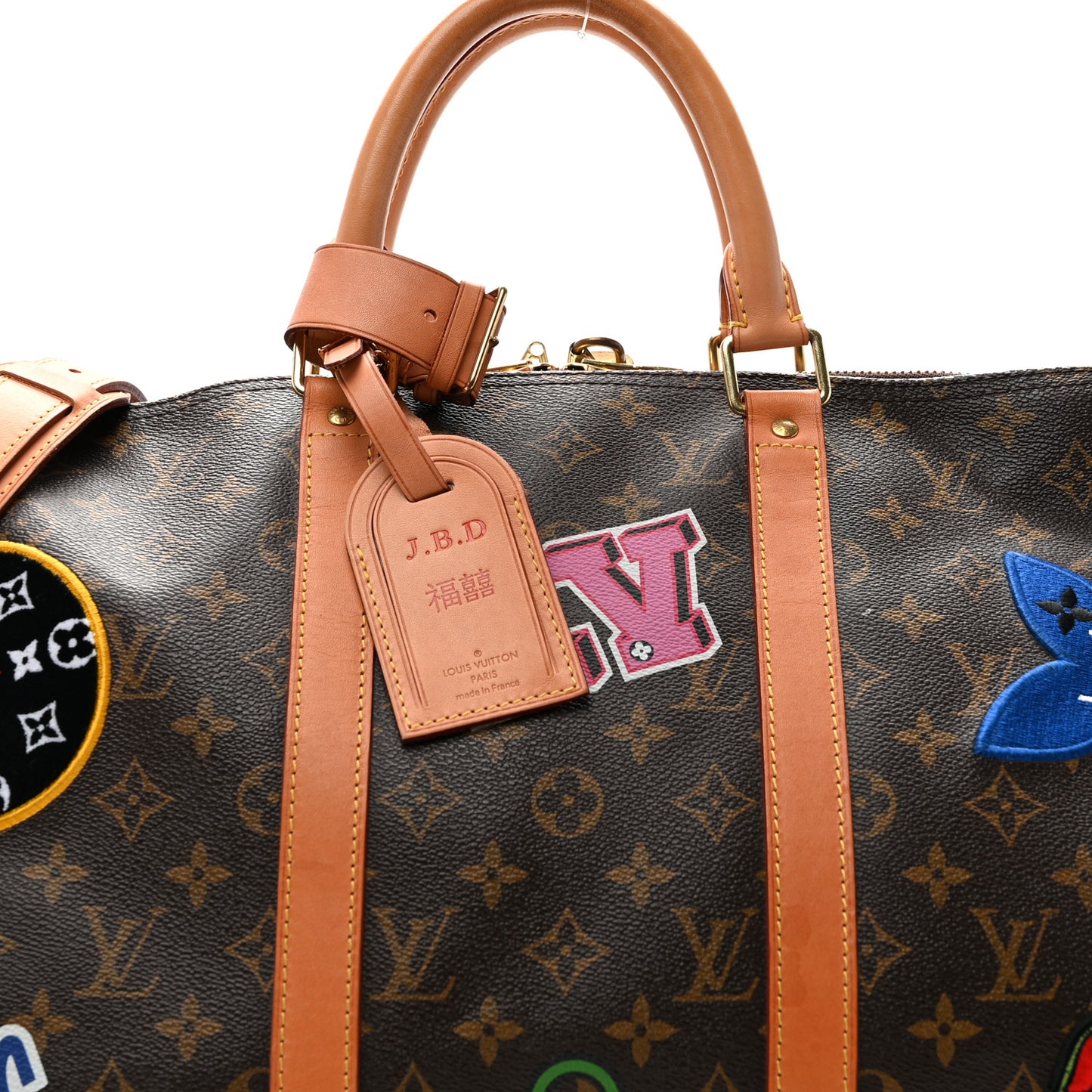 Monogram Patches Keepall Bandouliere 50