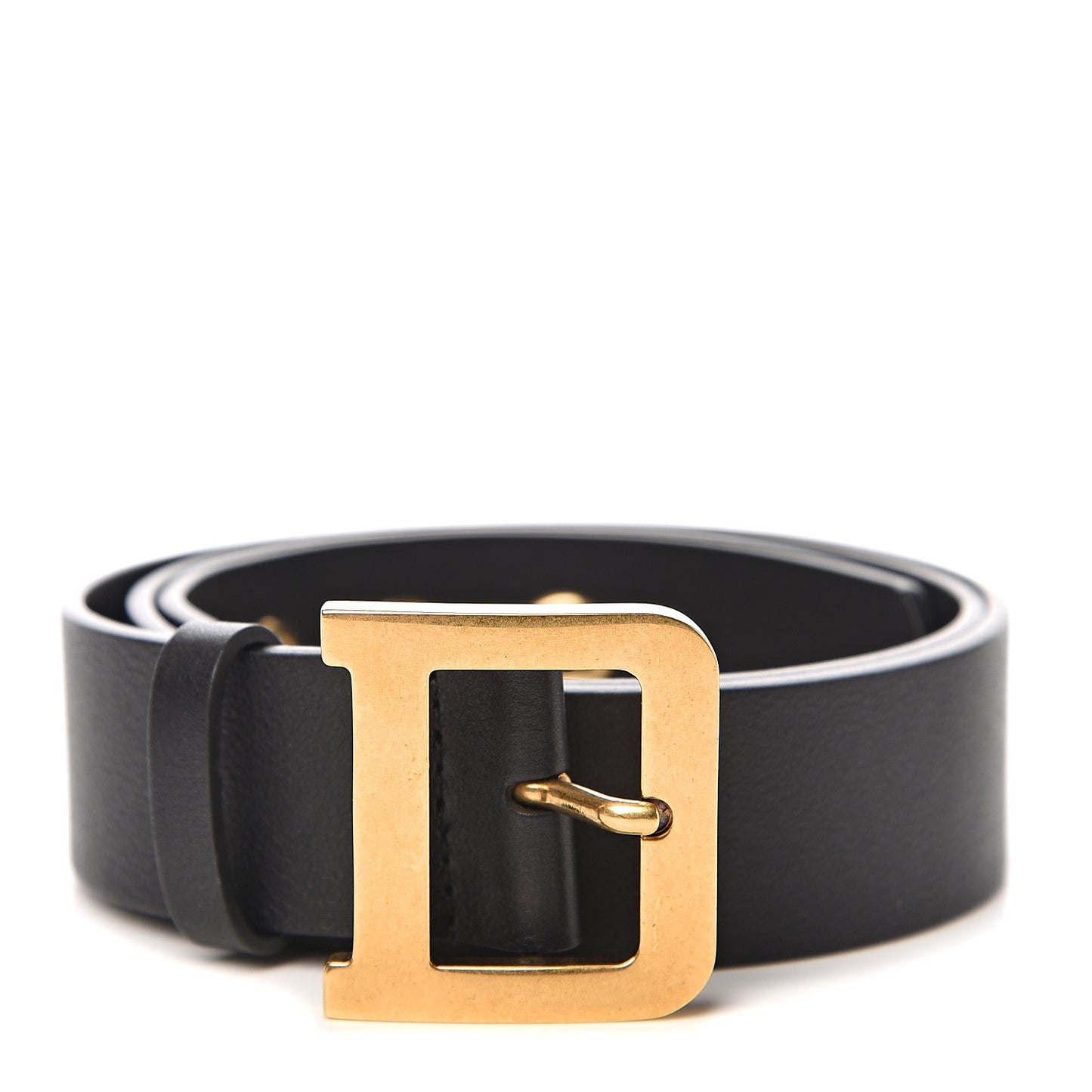 Calfskin Diorquake Belt 85 Black