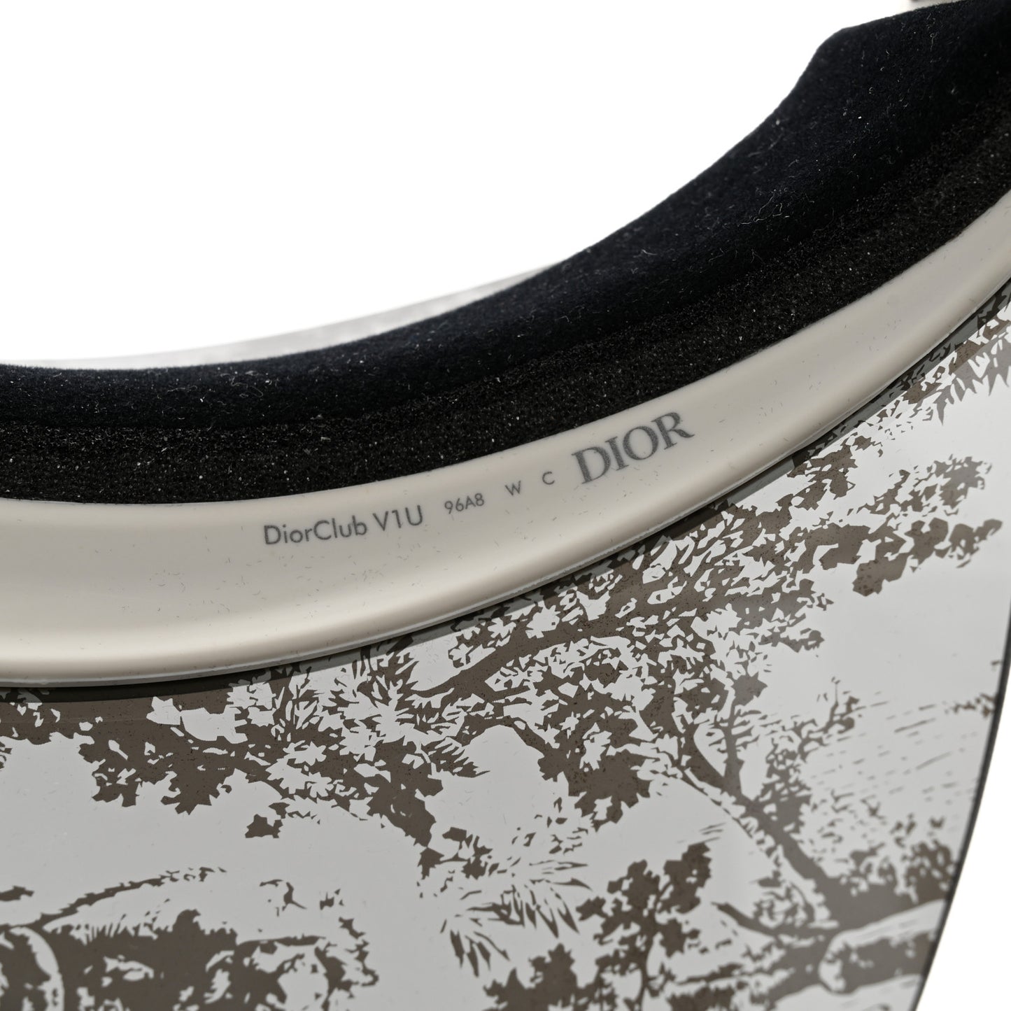 Toile de Jouy DiorClub V1U Sun Visor Grey