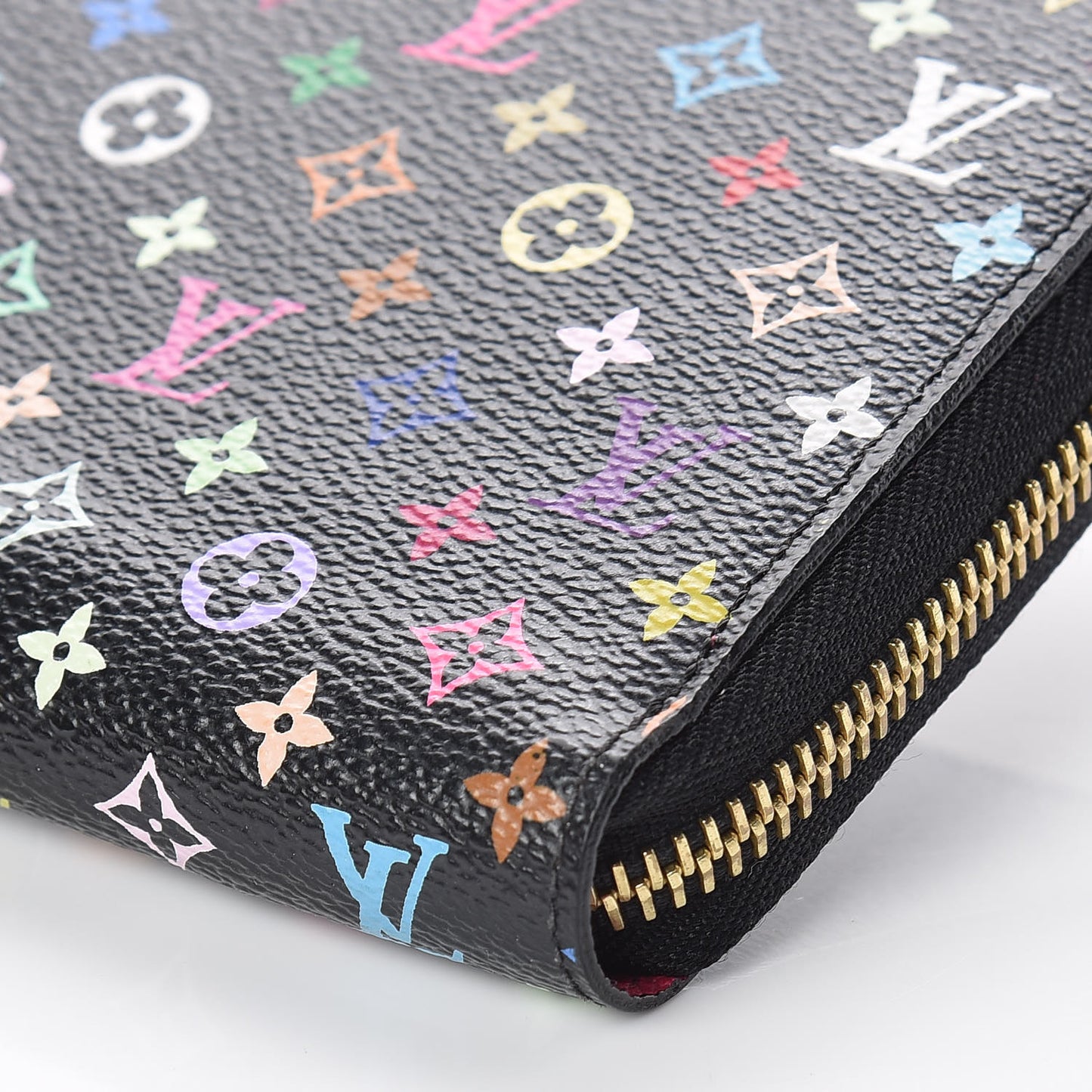 Monogram Multicolor Zippy Wallet Black Grenade
