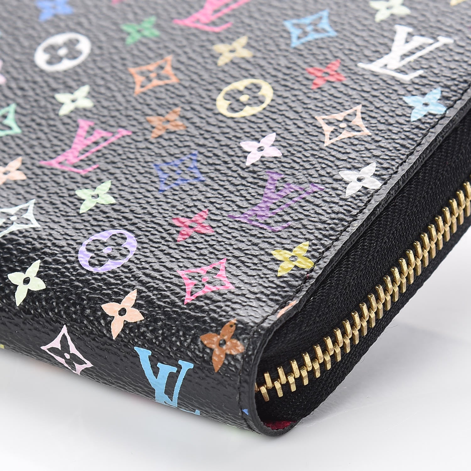 Louis Vuitton Monogram Multicolor Zippy Wallet Black Grenade 11 of 11