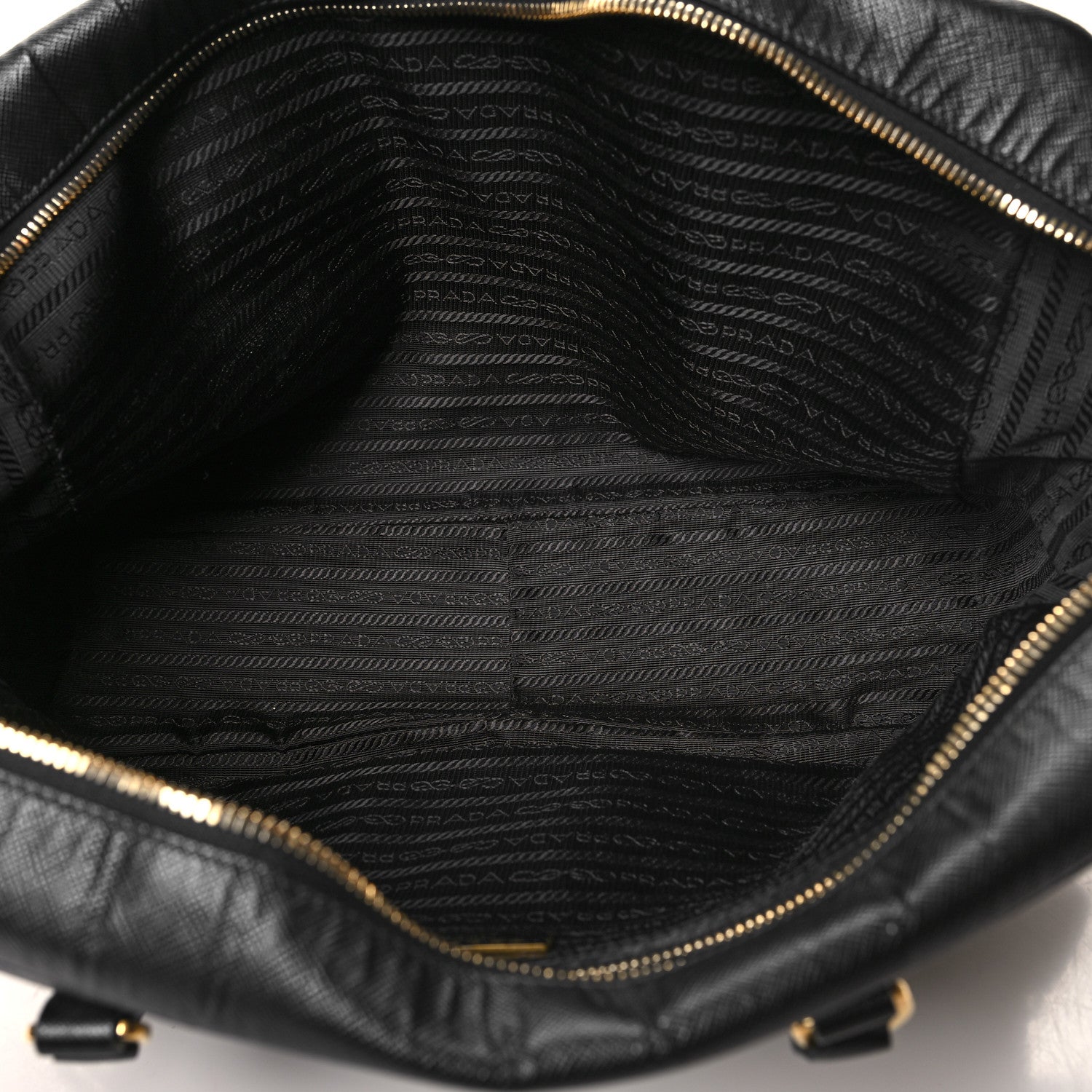 Prada Saffiano Lux Bauletto Black 5 of 9