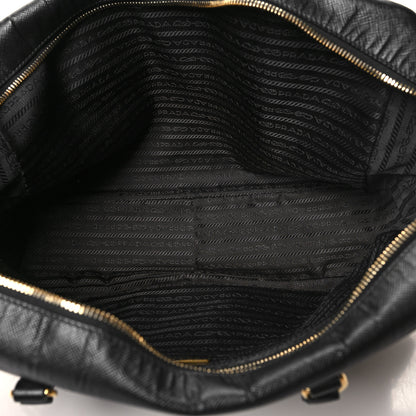 Prada Saffiano Lux Bauletto Black 5 of 9