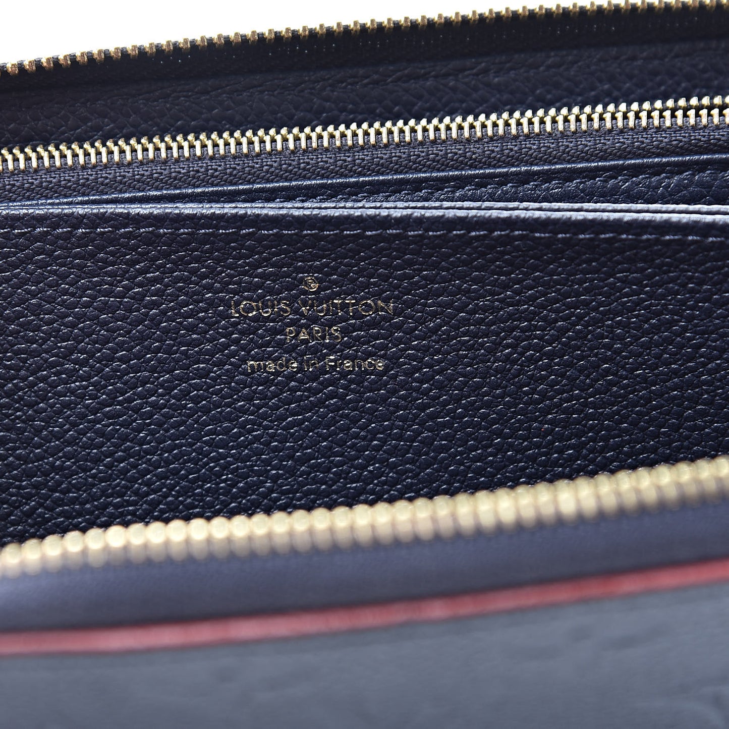 Empreinte Zippy Wallet Marine Rouge