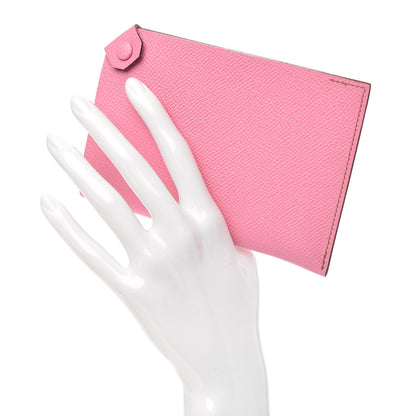Hermes Epsom Tarmac PM Passport Holder 5P Pink 2 of 8