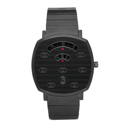 Gucci PVD Stainless Steel 38mm Grip Quartz Watch Black 1 of 5