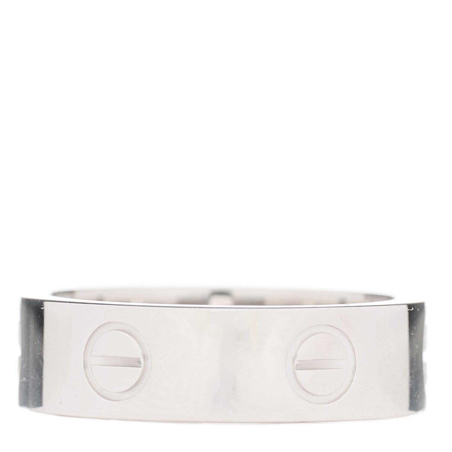 Cartier 18K White Gold 5.5mm LOVE Ring 57 8 1 of 5