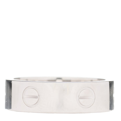 Cartier 18K White Gold 5.5mm LOVE Ring 57 8 1 of 5