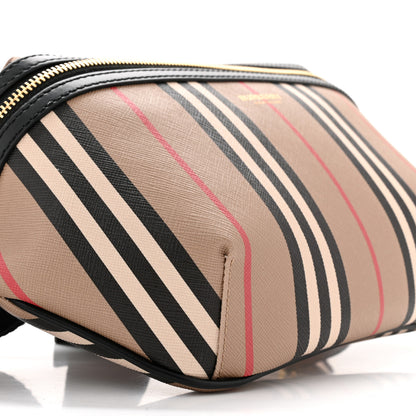 Burberry E-Canvas Icon Stripe Sonny Bum Bag Archive Beige 9 of 11