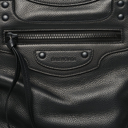 Balenciaga Grained Calfskin Neo Classic Black Hardware Medium City Black 8 of 10