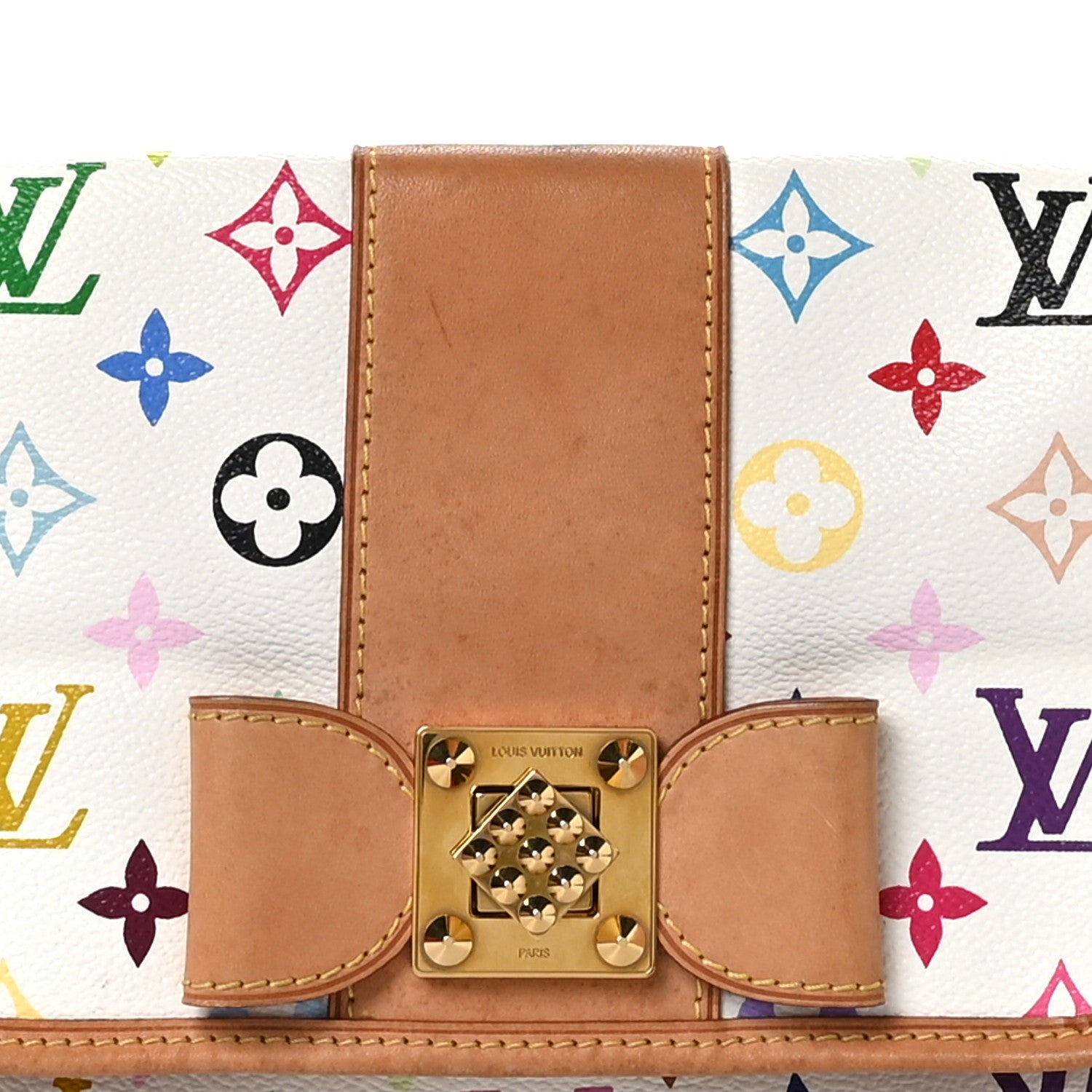 Louis Vuitton Monogram Multicolor Patti White 7 of 12