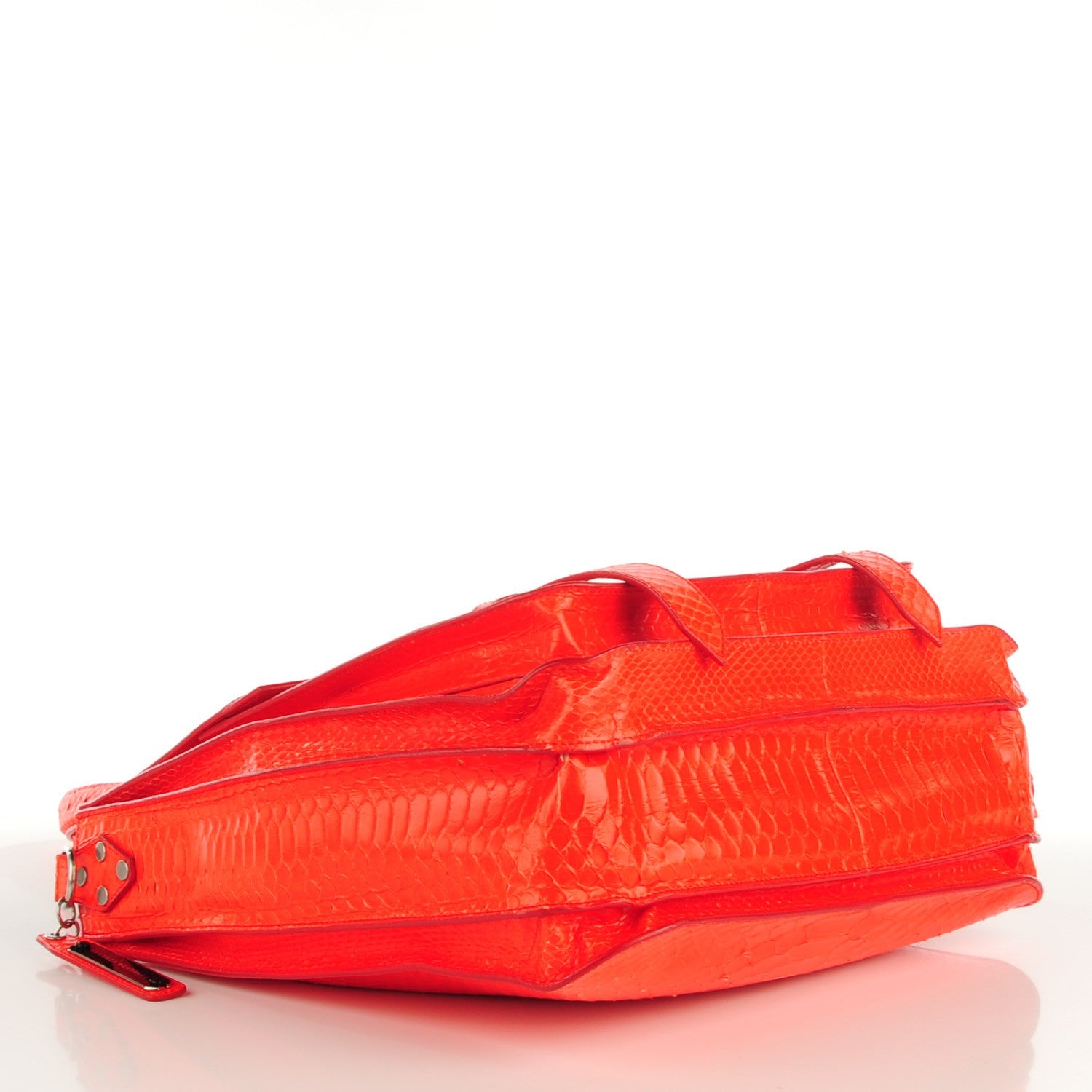 Proenza Schouler Python PS1 Tote Neon Red 3 of 13