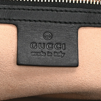Gucci Guccissima Signature Medium Shoulder Tote Bag Black 6 of 12