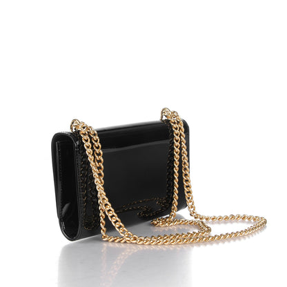 Louis Vuitton Patent Chain Louise MM Black 3 of 6