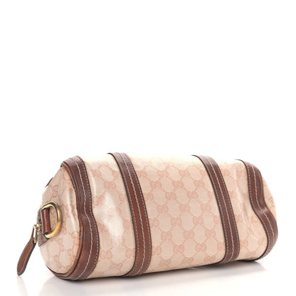 Gucci Crystal Monogram Duchessa Small Boston Bag Pink 4 of 8