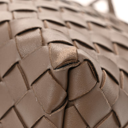 Bottega Veneta Nappa Intrecciato Small Andiamo Shoulder Bag Taupe Grey 10 of 11