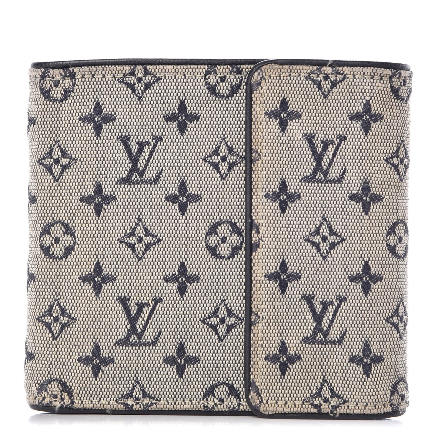 Mini Monogram Compact Wallet Blue