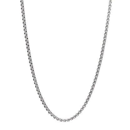 David Yurman Sterling Silver 2.7mm Small Box Chain Necklace 22" 1 of 4