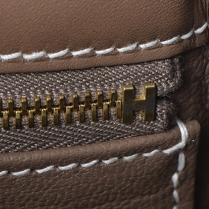 Hermes Tadelakt Kelly Retourne 28 Etoupe 15 of 36