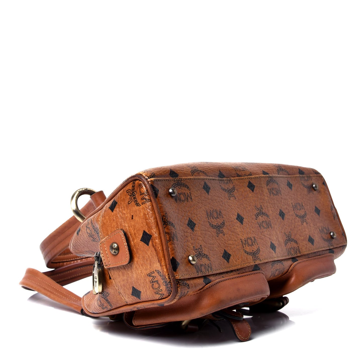 Visetos Pocket Satchel Cognac