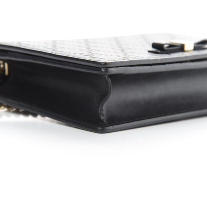 Gucci Guccissima Signature Bowy Chain Wallet Black 8 of 15