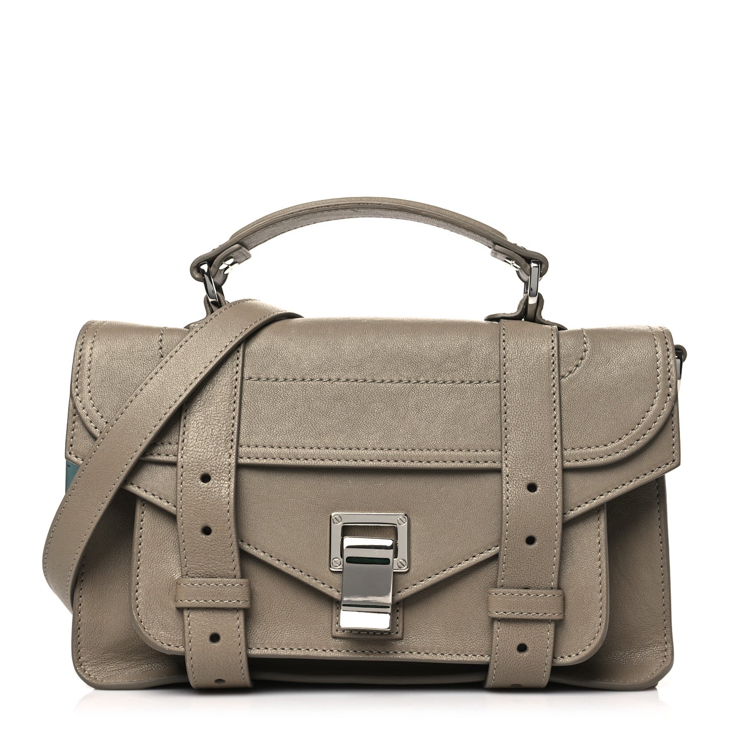 Lambskin Tiny PS1 Satchel Light Taupe