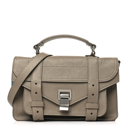 Proenza Schouler Lambskin Tiny PS1 Satchel Light Taupe 1 of 10