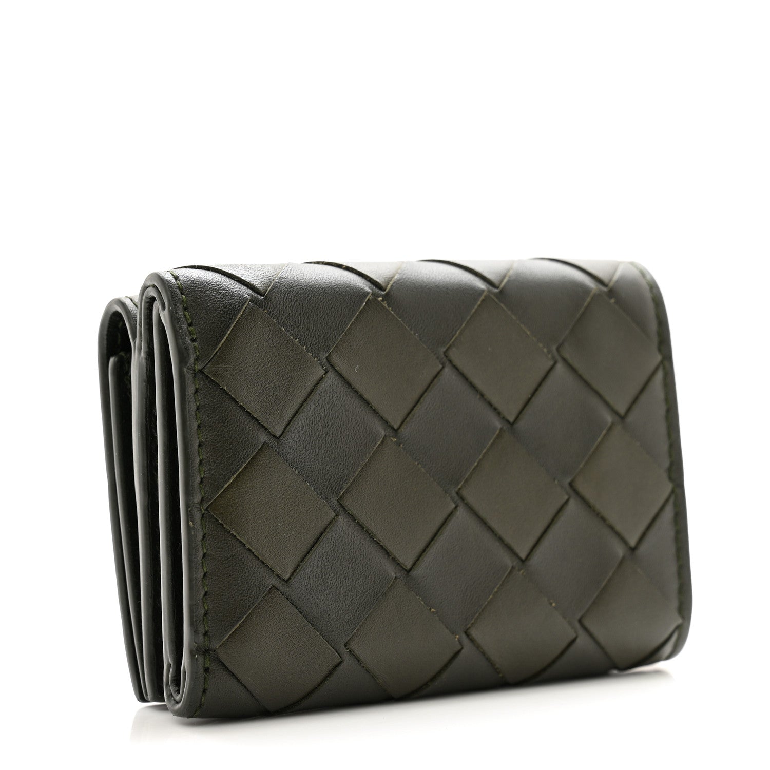 Bottega Veneta Nappa Intrecciato Trifold Wallet Camping 3 of 9