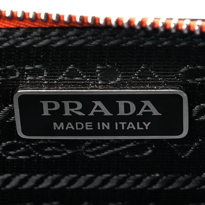 Prada Saffiano Vernice Chain Crossbody Bag Papaya 6 of 9