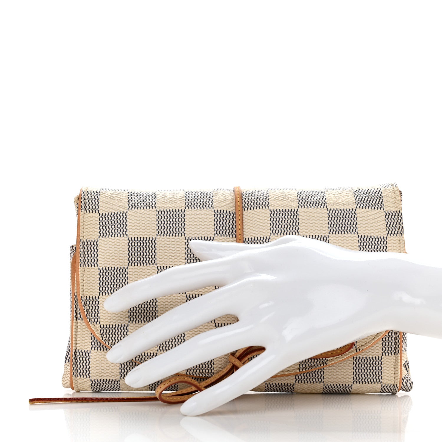 Louis Vuitton Damier Azur Jewelry RollPouch 2 of 10