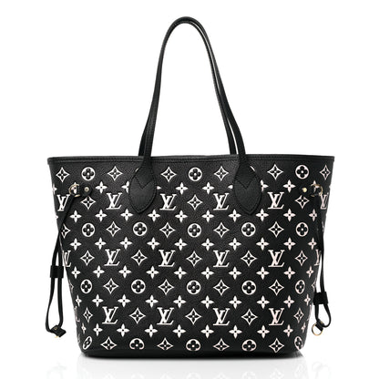Louis Vuitton Empreinte Spring In The City Neverfull MM Black White Pink 3 of 12