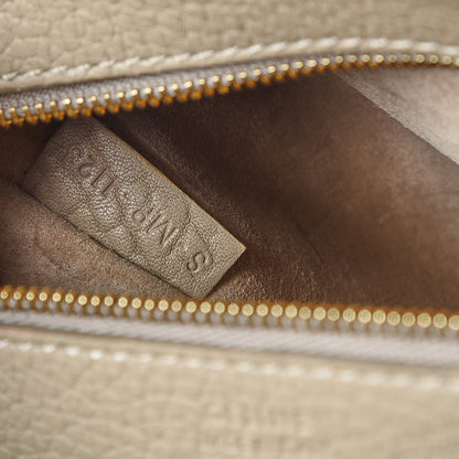 Celine Grained Calfskin Small Tie Knot Tote Light Taupe 9 of 10