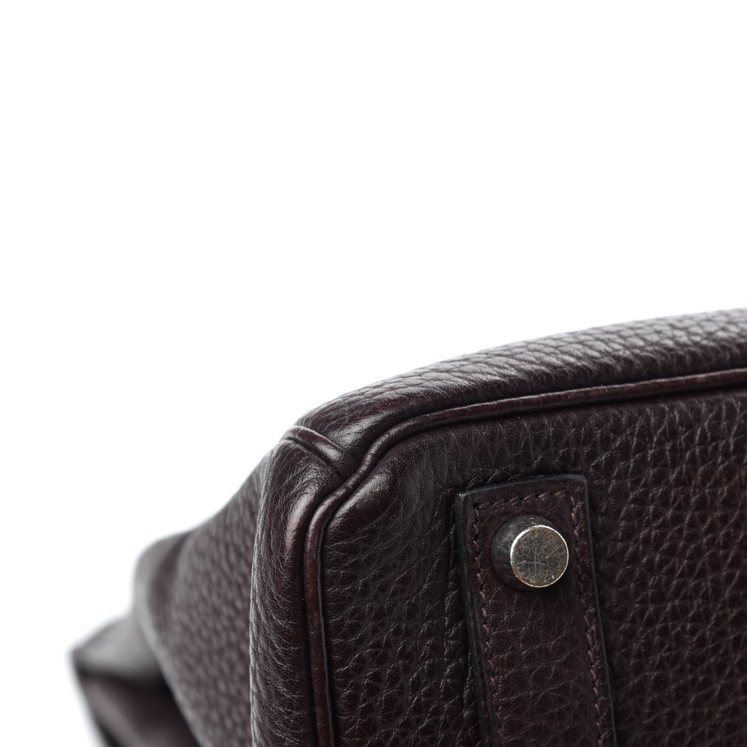 Hermes Togo HAC Birkin 32 Chocolate 10 of 14