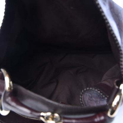 Gucci Guccissima Large Horsebit Chain Hobo Chocolate 5 of 10