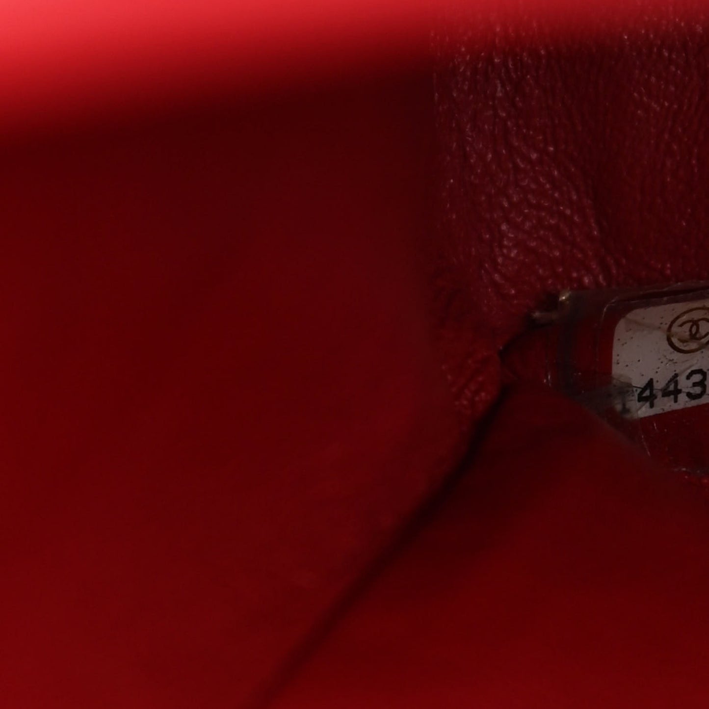 Patent Quilted Maxi Double Flap Red
