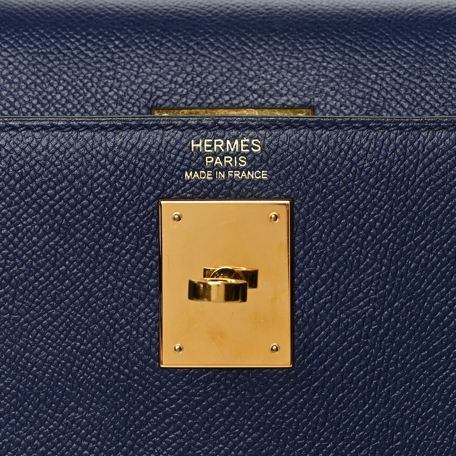 Hermes Epsom Kelly Sellier 32 Bleu Saphir 6 of 10