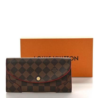 Louis Vuitton Damier Ebene Caissa Wallet Cherry 8 of 8