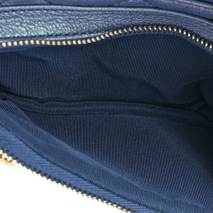 Chanel Iridescent Calfskin Quilted All About Waist Belt Bag Blue 6 of 13