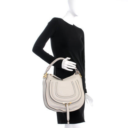 Chloe Calfskin Medium Marcie Hobo Stone 2 of 7
