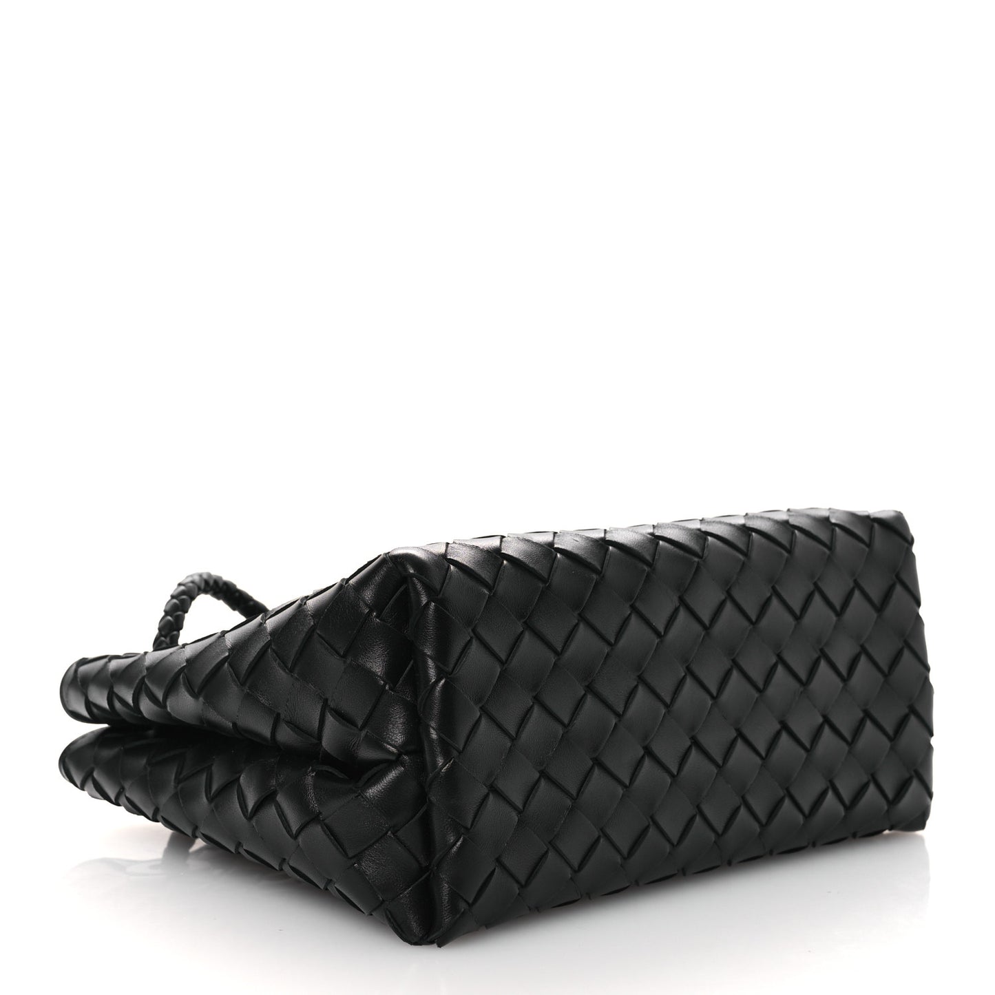 Nappa Intrecciato Small Andiamo Shoulder Bag Black