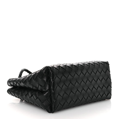 Bottega Veneta Nappa Intrecciato Small Andiamo Shoulder Bag Black 4 of 9