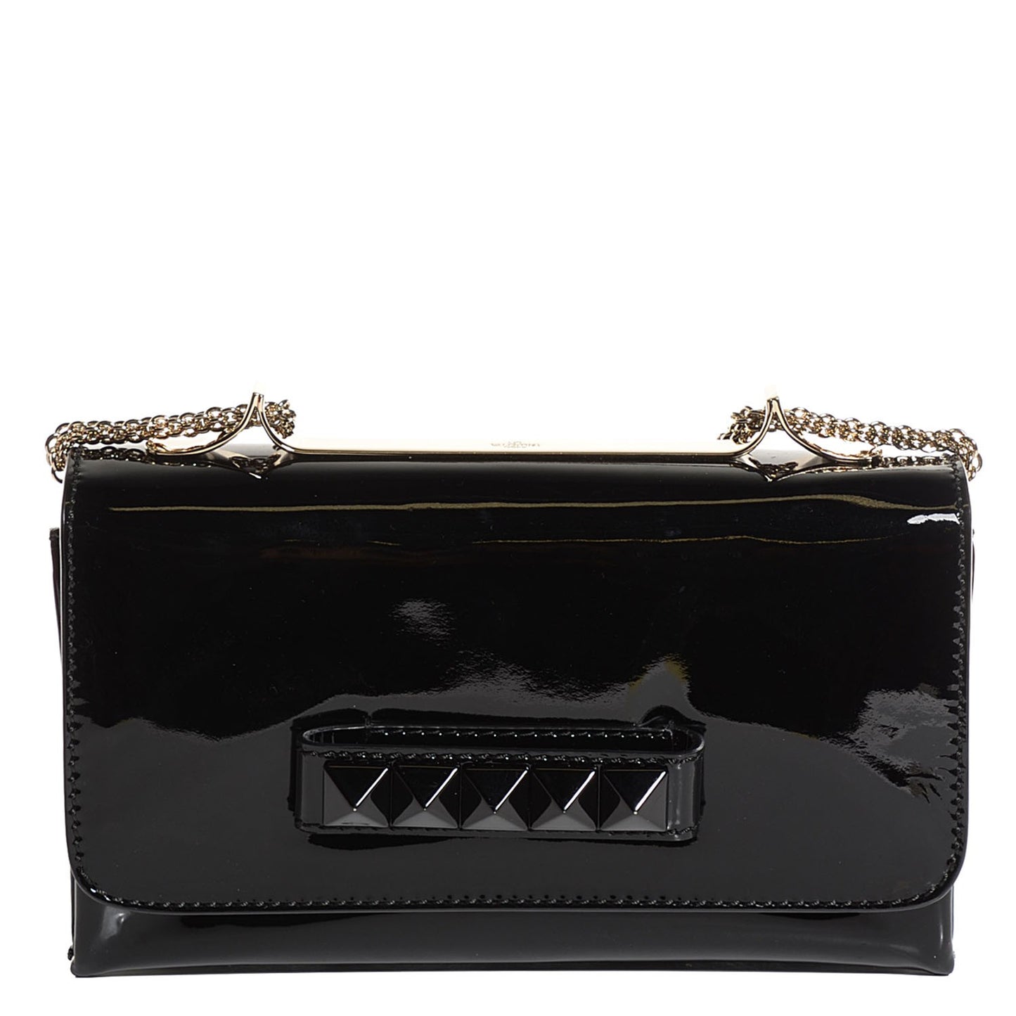 Patent Va Va Voom Shoulder Bag Black