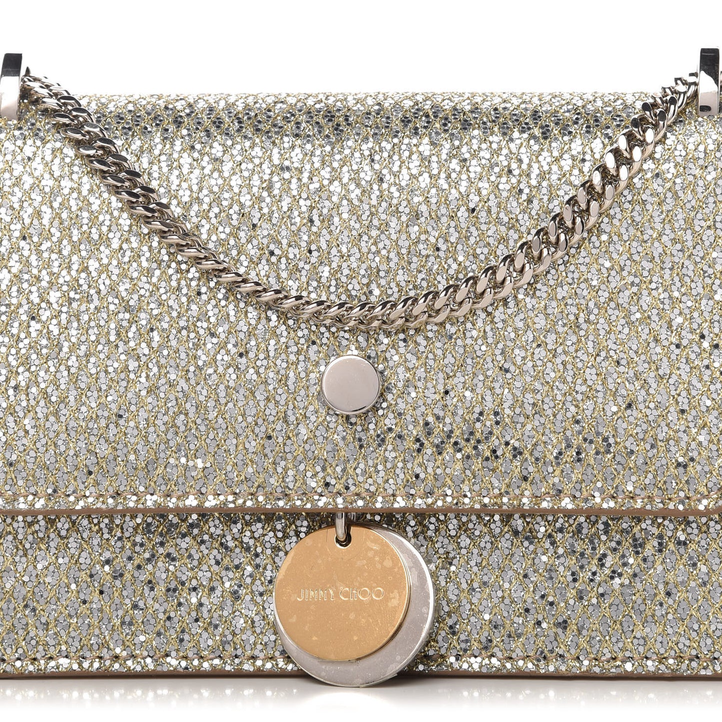 Lame Glitter Flap Champagne