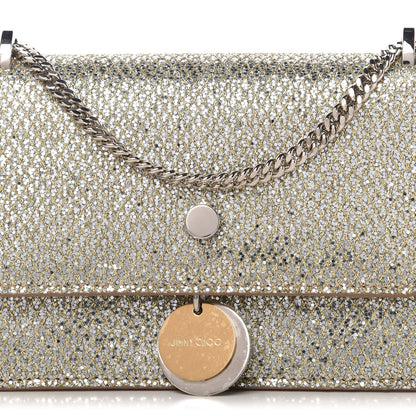 Jimmy Choo Lame Glitter Flap Champagne 10 of 10