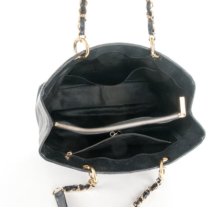 Chanel Caviar Quilted Grand Shopping Tote GST Black 5 of 7