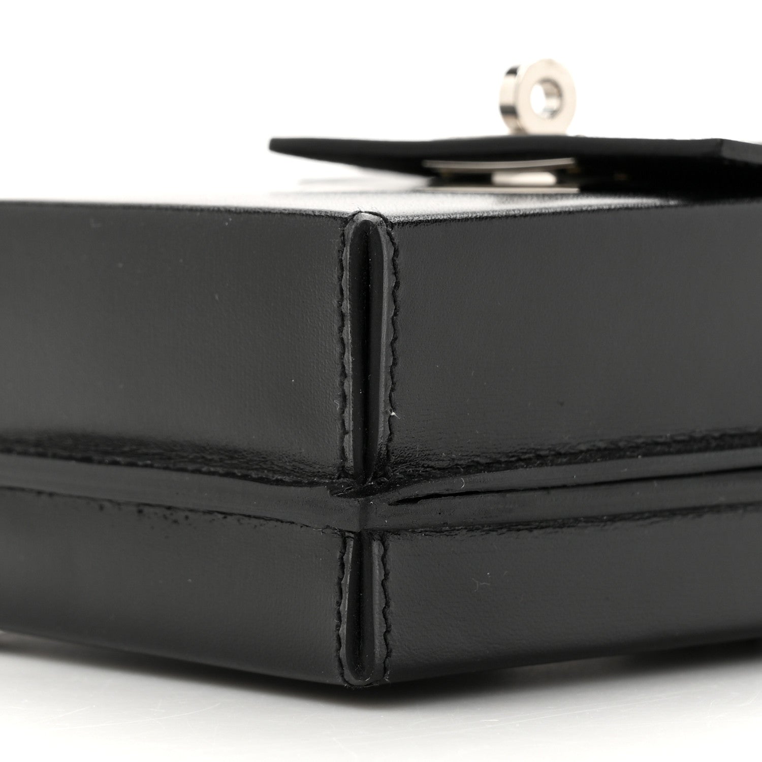 Hermes Box Kelly Multi Pocket Pochette To Go Black 12 of 13
