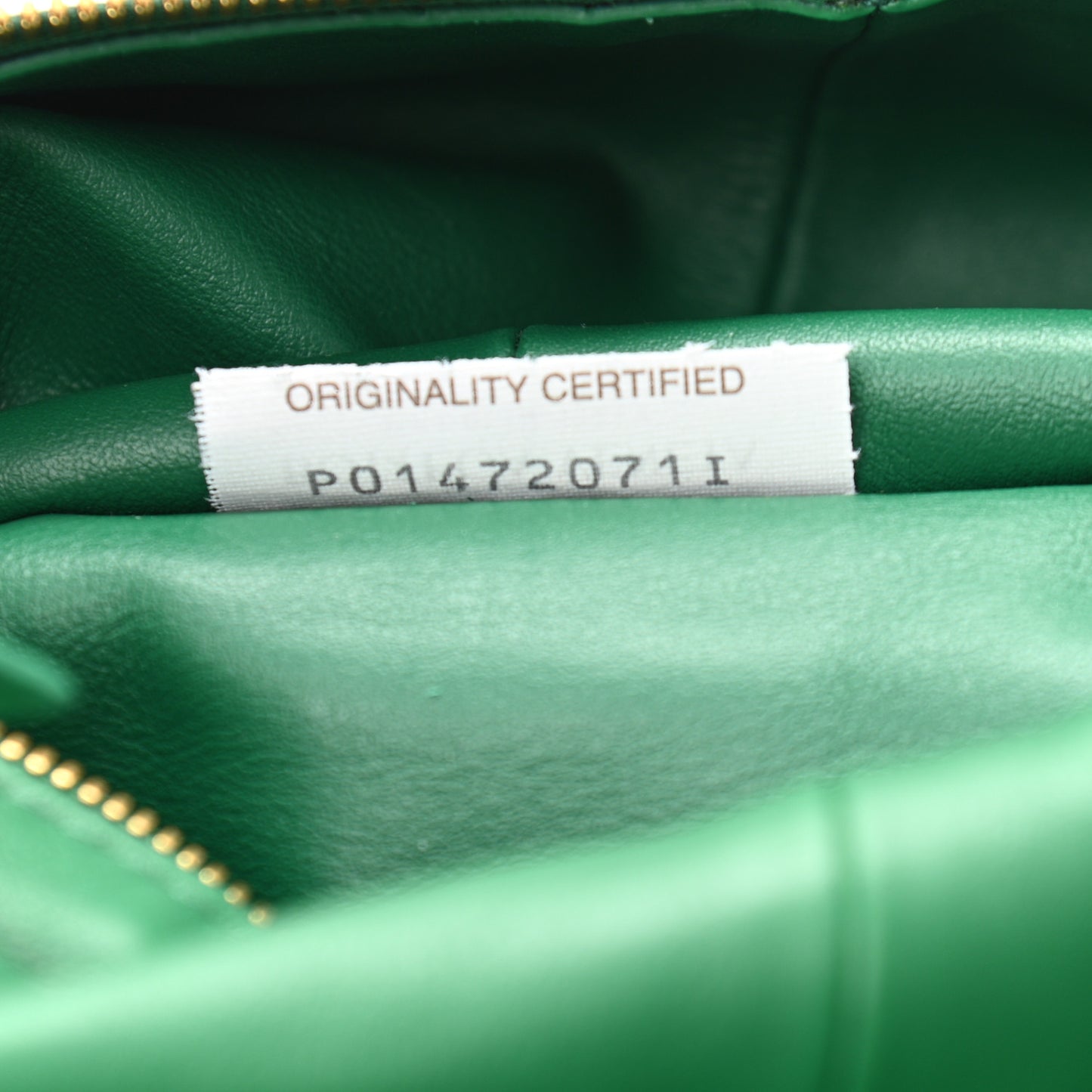 Nappa Mini Double Knot Bag Racing Green