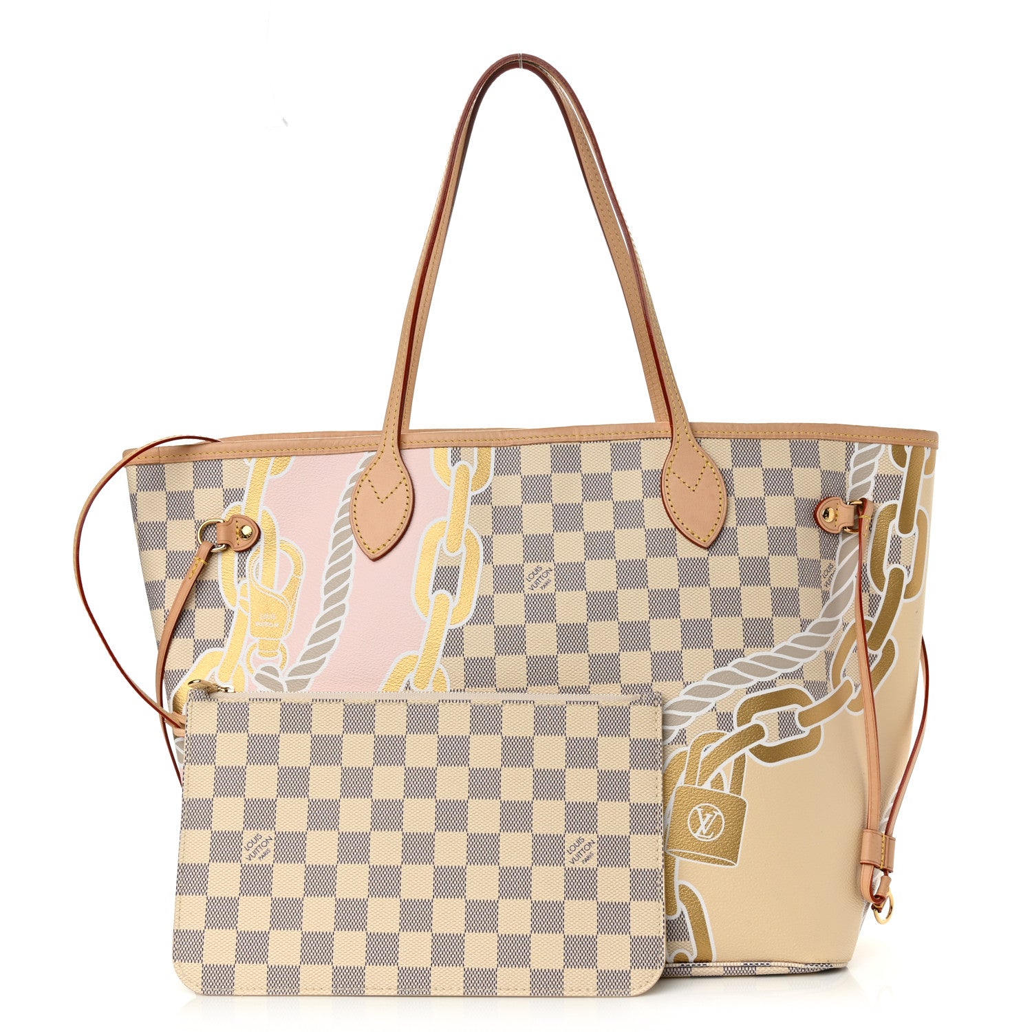 Louis Vuitton Damier Azur Nautical Neverfull MM 1 of 12