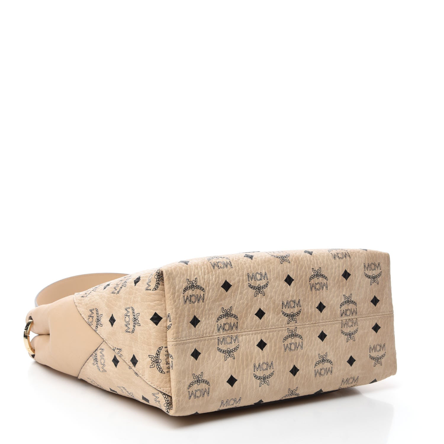 MCM Visetos Medium Klara Hobo Beige 4 of 11