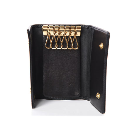 Chanel Caviar Timeless CC 6 Key Holder Case Black 4 of 11